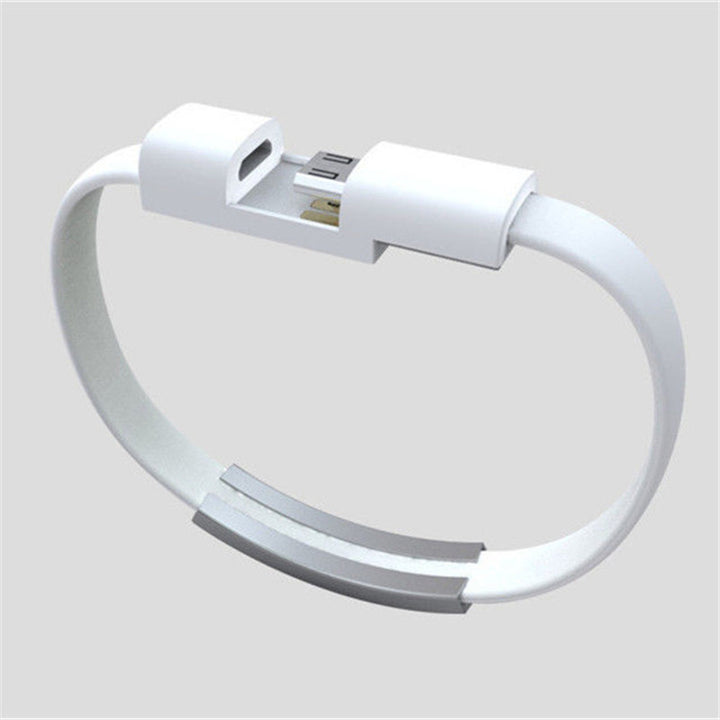 Bracelet data cable USB silicone charging cable