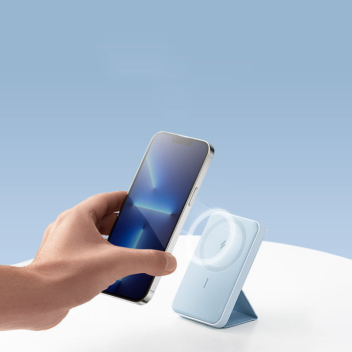 Magnetic Wireless Power Bank Portable With Stand