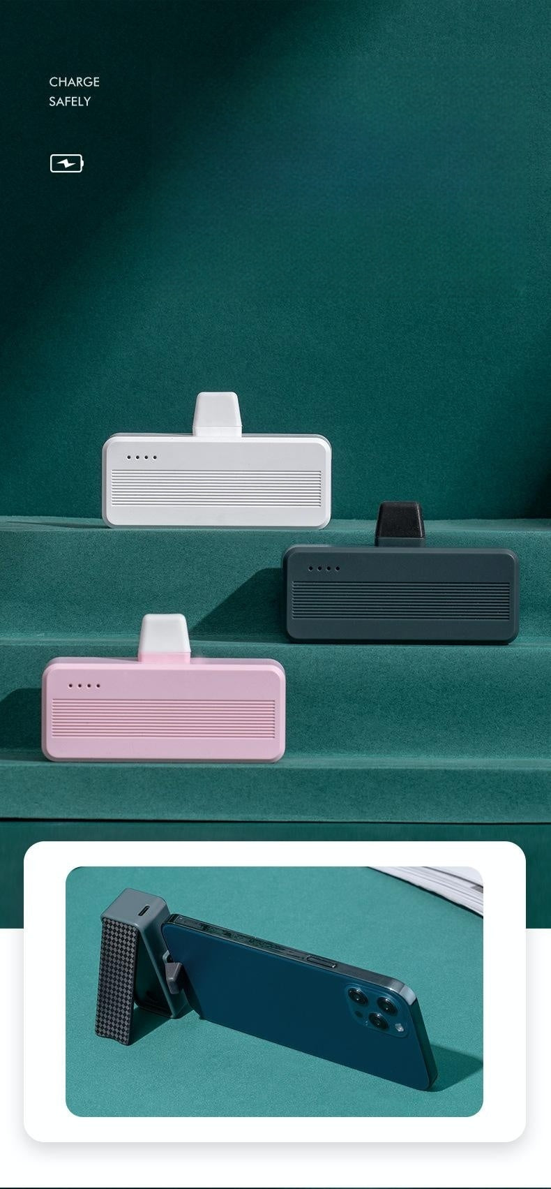 Mini Power Bank Comes With Tail Plug