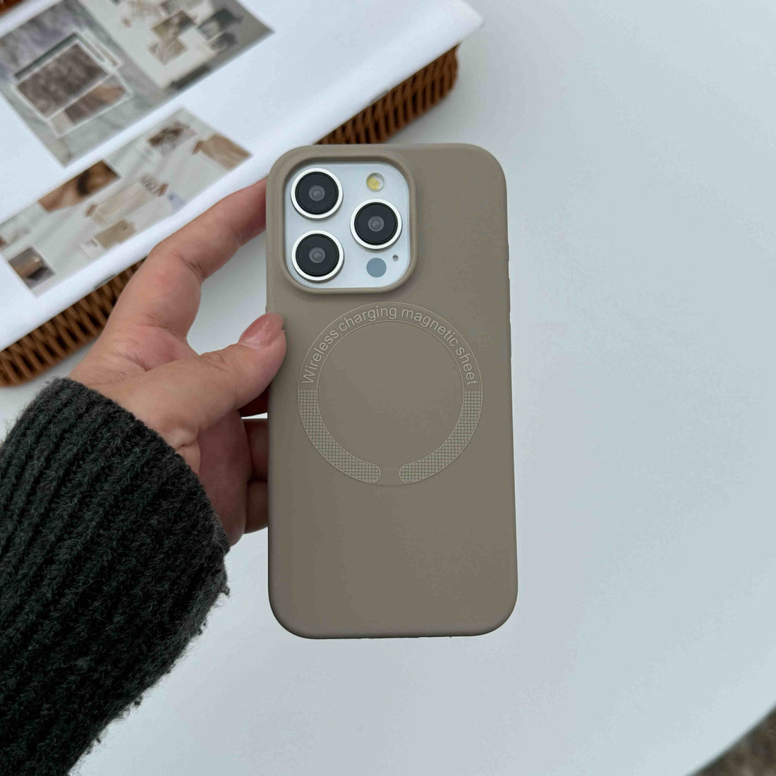 Liquid Silicone Magnetic Phone Case