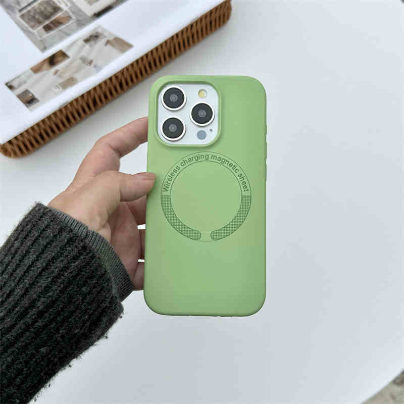 Liquid Silicone Magnetic Phone Case