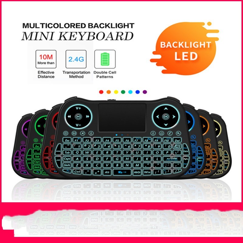 Mini Backlit Touch Wireless Keyboard