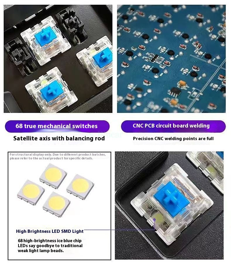 Hardware Real Mechanical Keyboard Sublimation