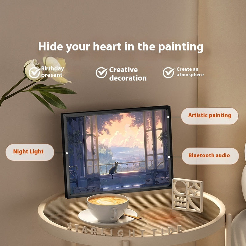 Smart Bluetooth Audio Cat Light Painting