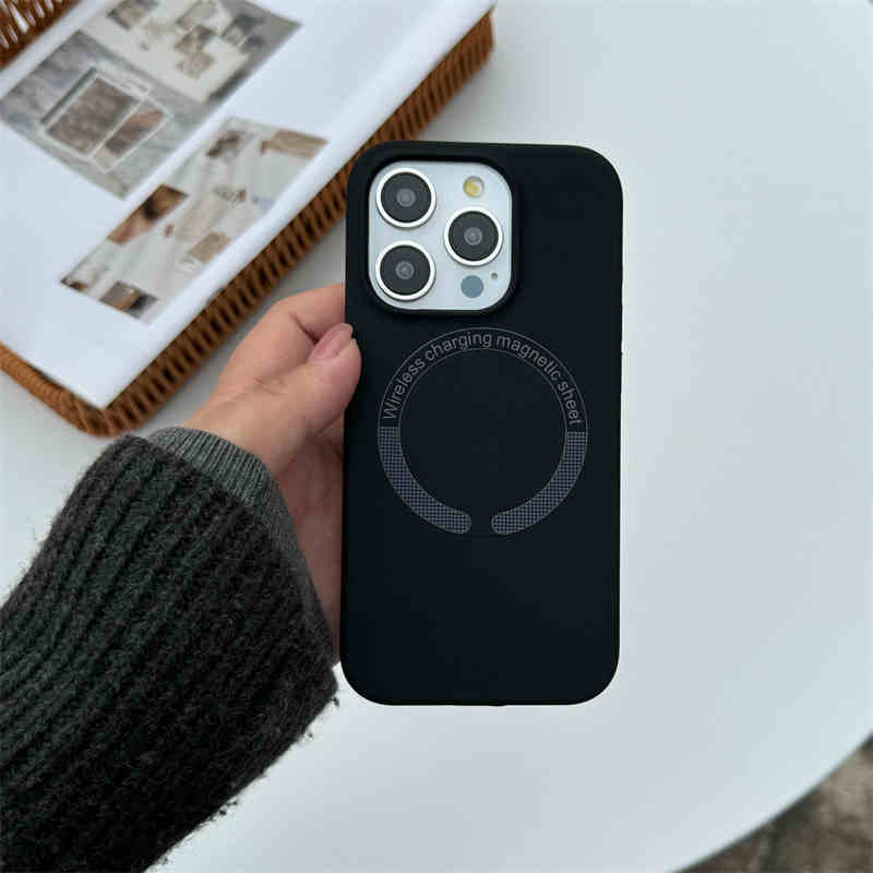 Liquid Silicone Magnetic Phone Case