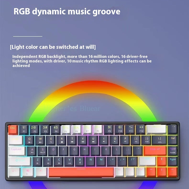 Hardware Real Mechanical Keyboard Sublimation