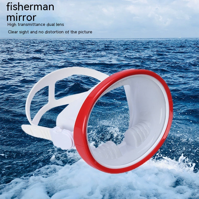 HD Fisherman Mirror Large Tempered Glass