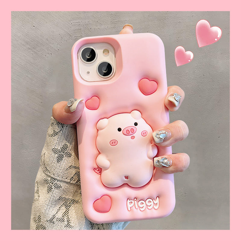 Expansion Pinch Pig Soft Silicone Cover
