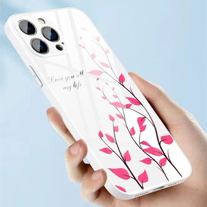 Glass Silicone Phone Protection Cover