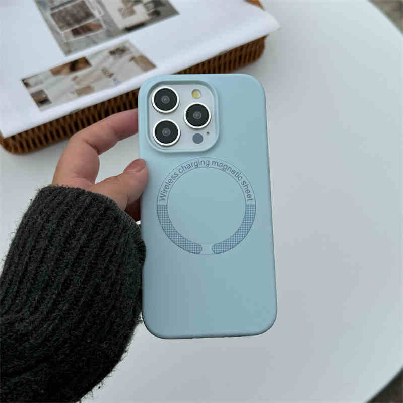 Liquid Silicone Magnetic Phone Case