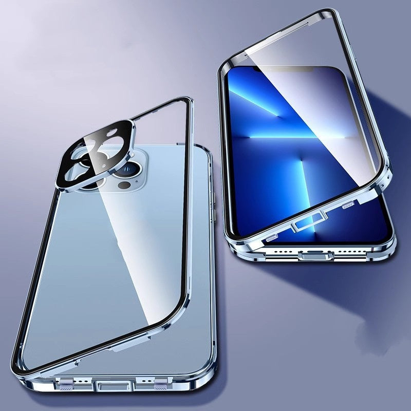 HD Magnetic Glass Reversible Clip Phone Case