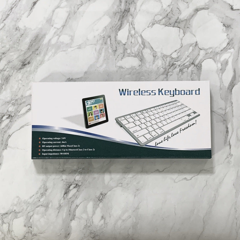 White Wireless Mini Bluetooth Keyboard